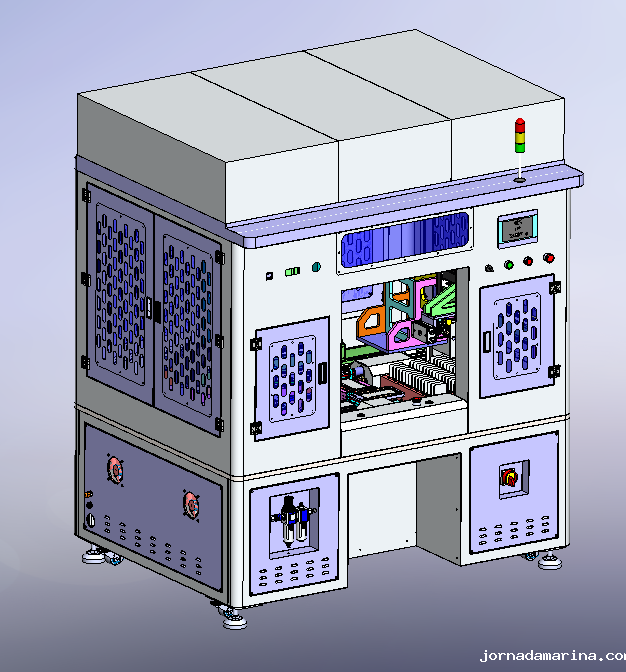 我司首台半自动曲面盖板OCA贴合机即将下线