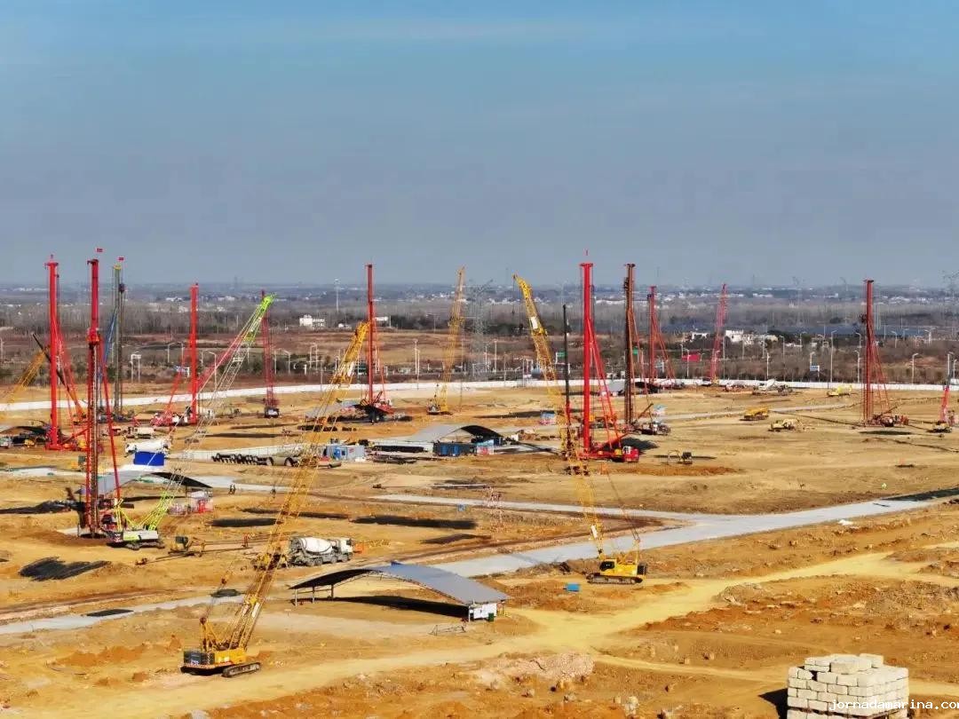 550亿投资！合肥国显8.6代AMOLED线建设如火如荼